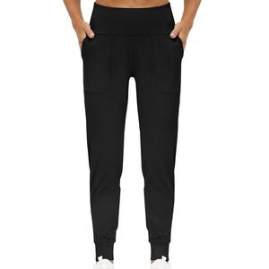 Joggers Athletic Pants Elastic High Waist Tapered Casual Pants with Pockets